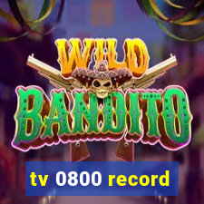 tv 0800 record